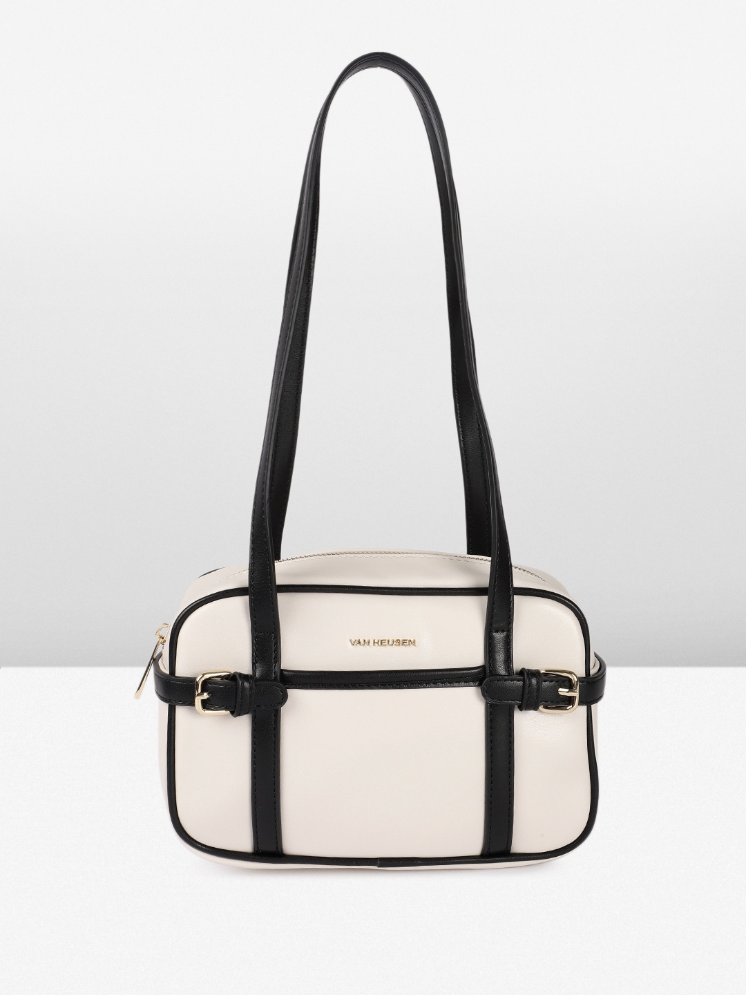 

Van Heusen Shoulder Bag with Colour Contrast Detail, White