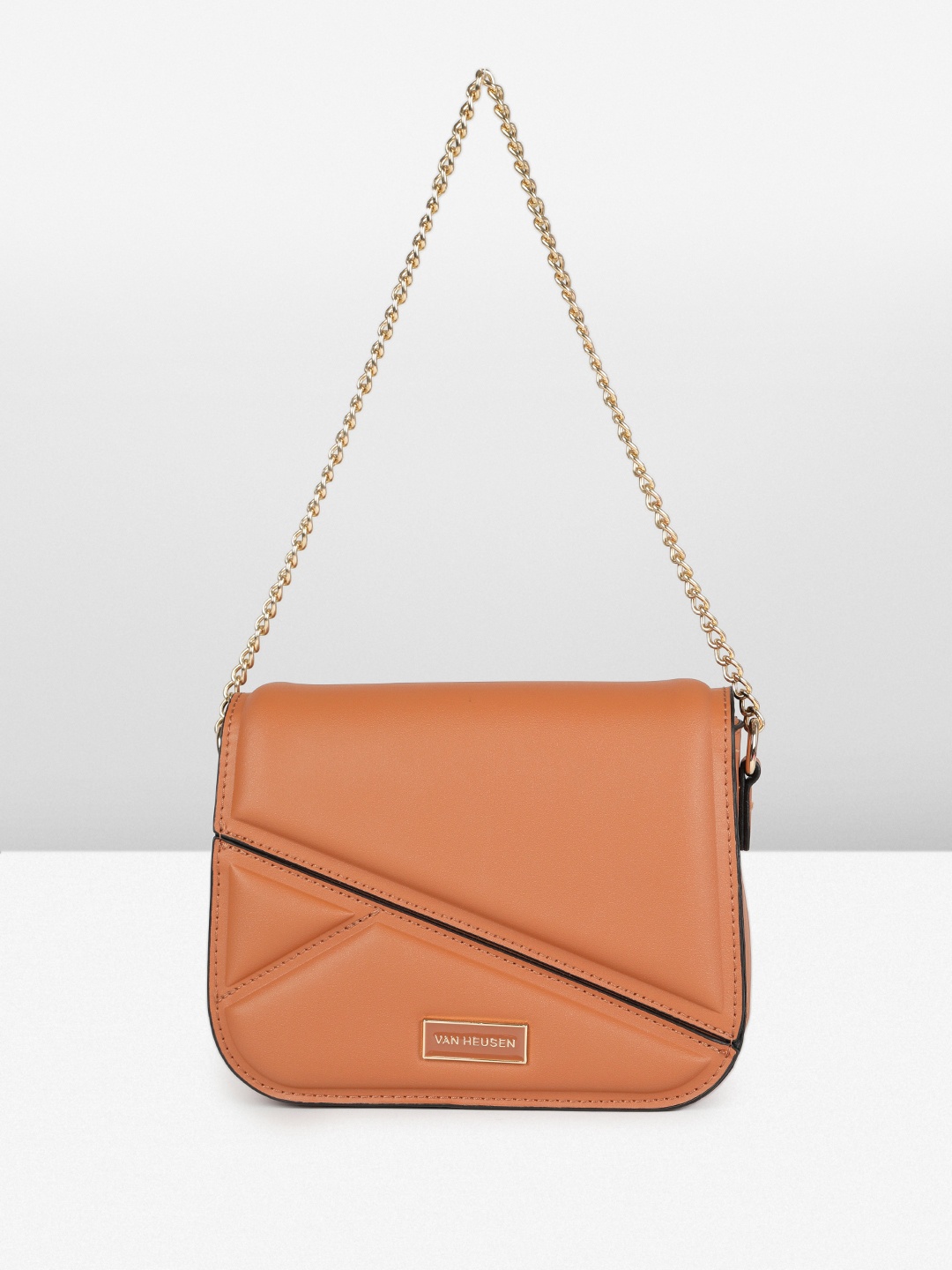 

Van Heusen Structured Shoulder Bag, Tan