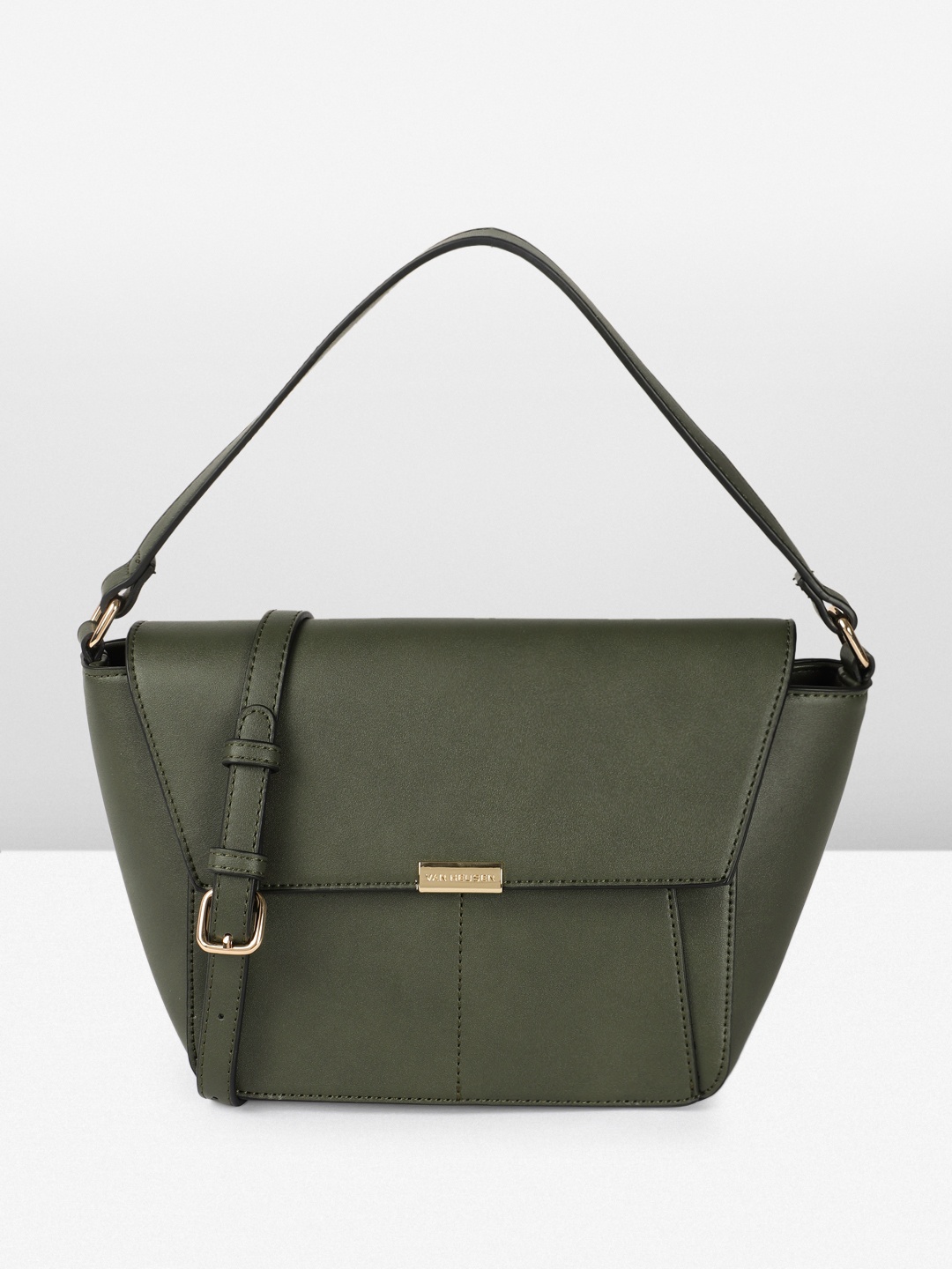 

Van Heusen Structured Handheld Bag, Olive