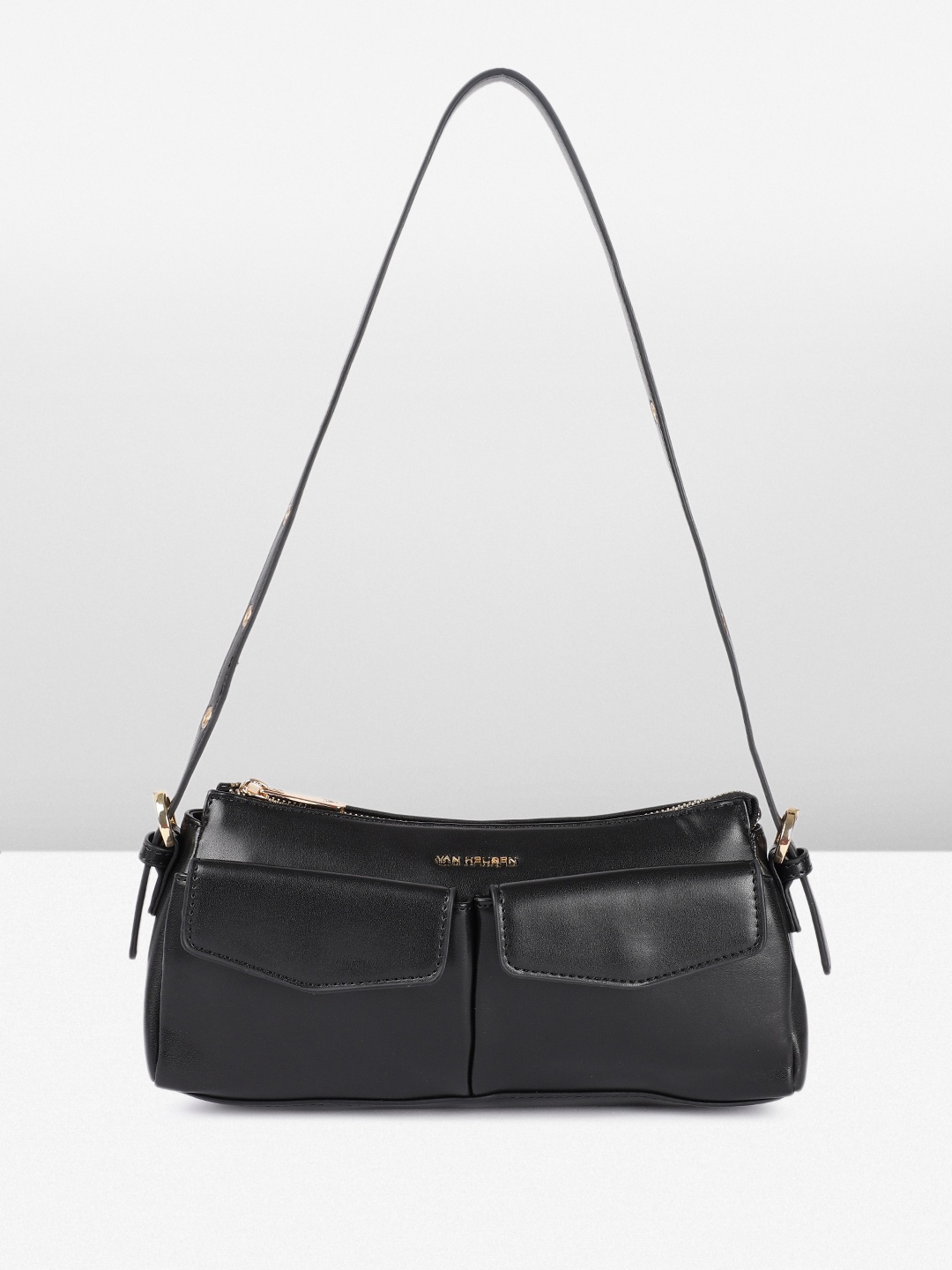 Van Heusen Shoulder Bag with Pockets, Black