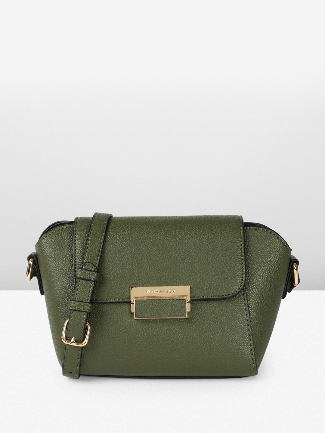 

Van Heusen Structured Sling Bag, Olive