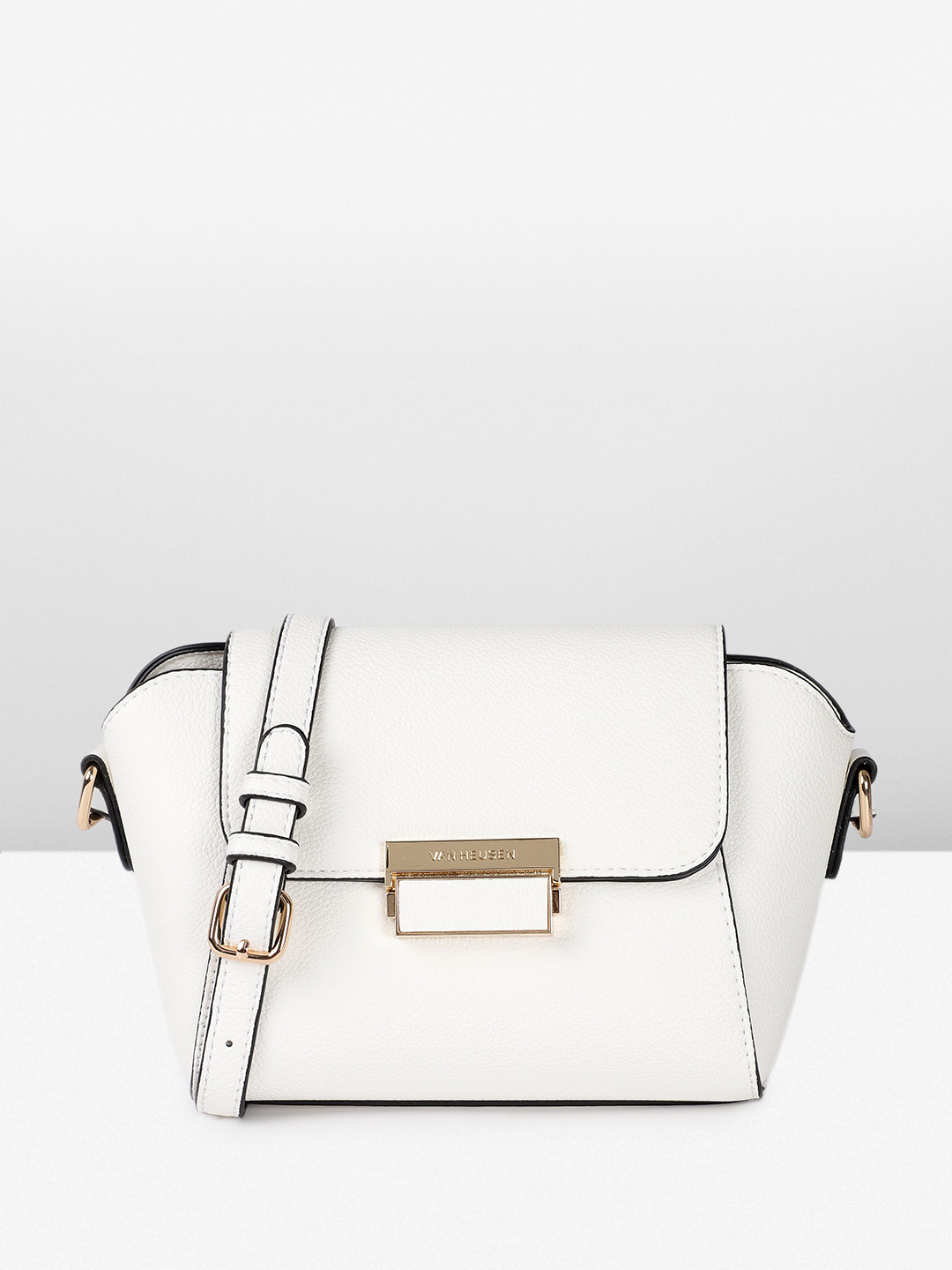 

Van Heusen Structured Sling Bag, Off white