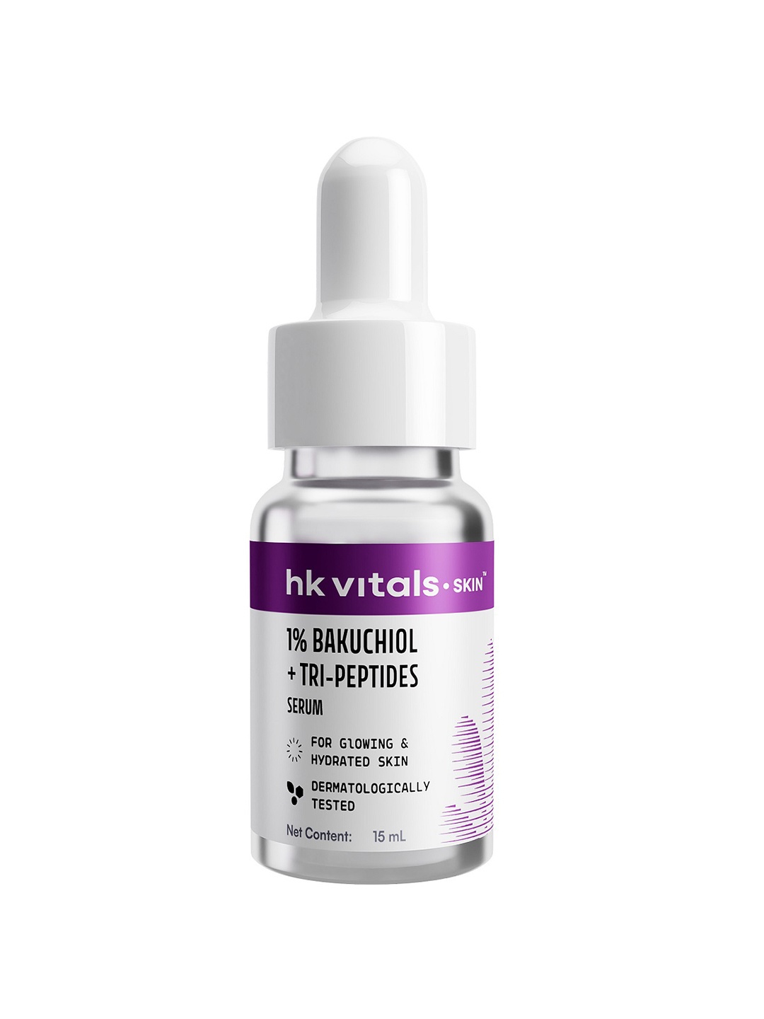 

HK VITALS 1% Bakuchiol Serum For Glowing & Hydrated Skin With Vitamin E - 15ml, White