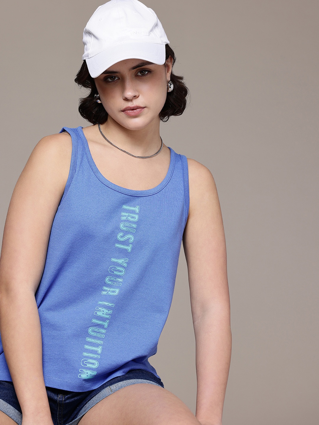 

The Roadster Life Co. Typography Printed T-shirt, Blue