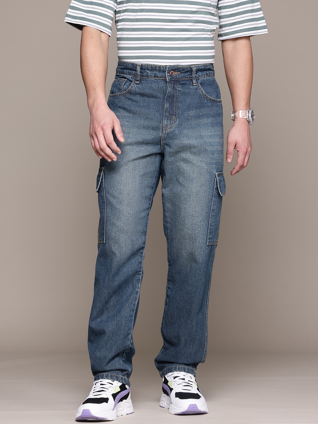 

The Roadster Lifestyle Co. Men Relaxed Fit Jeans, Blue