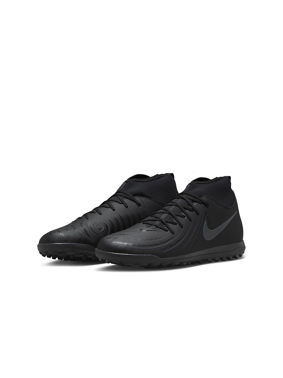 

Nike Unisex Phantom Luna 2 Club TF High-Top Football Shoes, Black