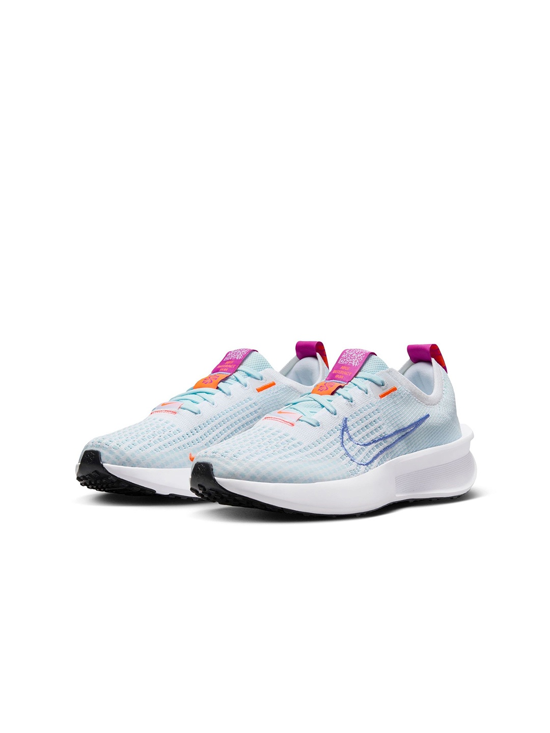 

Nike Interact Run Women Textile Lace-Ups Road Running Shoes, White