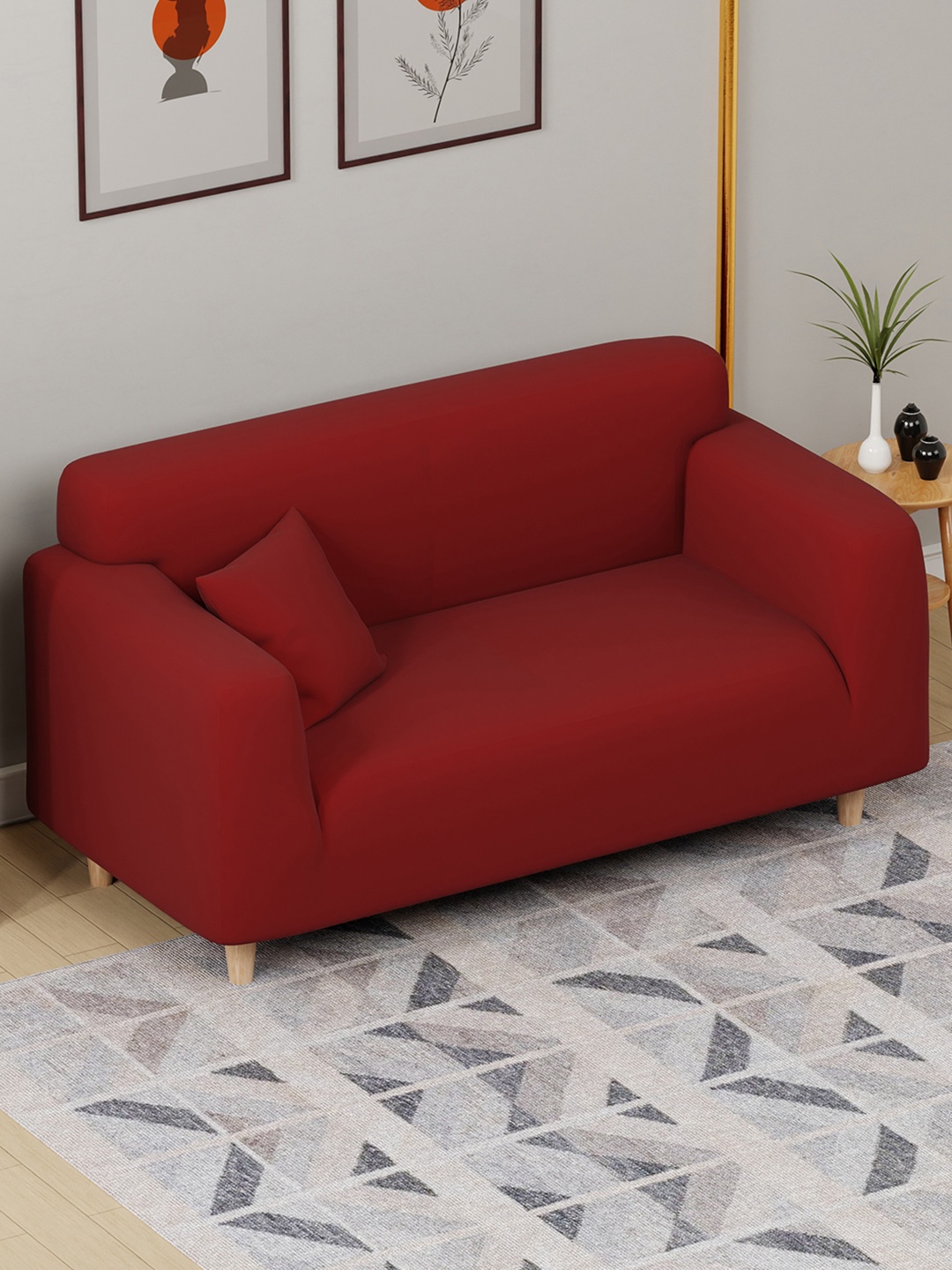 

Lukzer Red 2 Seater Sofa Cover