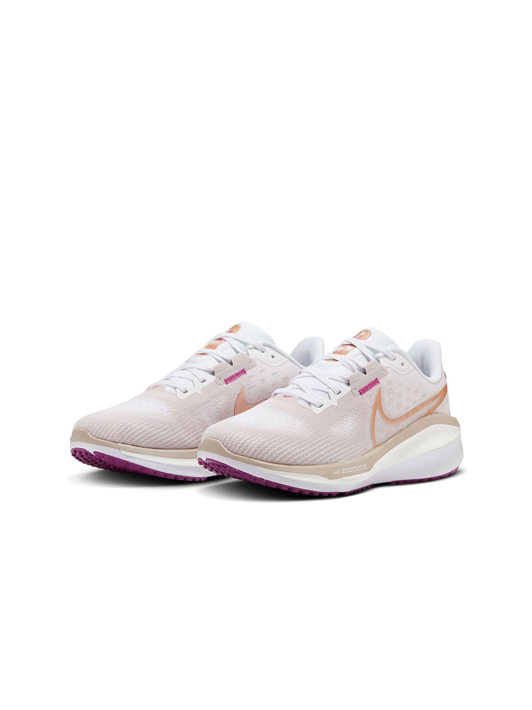 

Nike Vomero 17 Women Lace-up Running Shoes, Beige