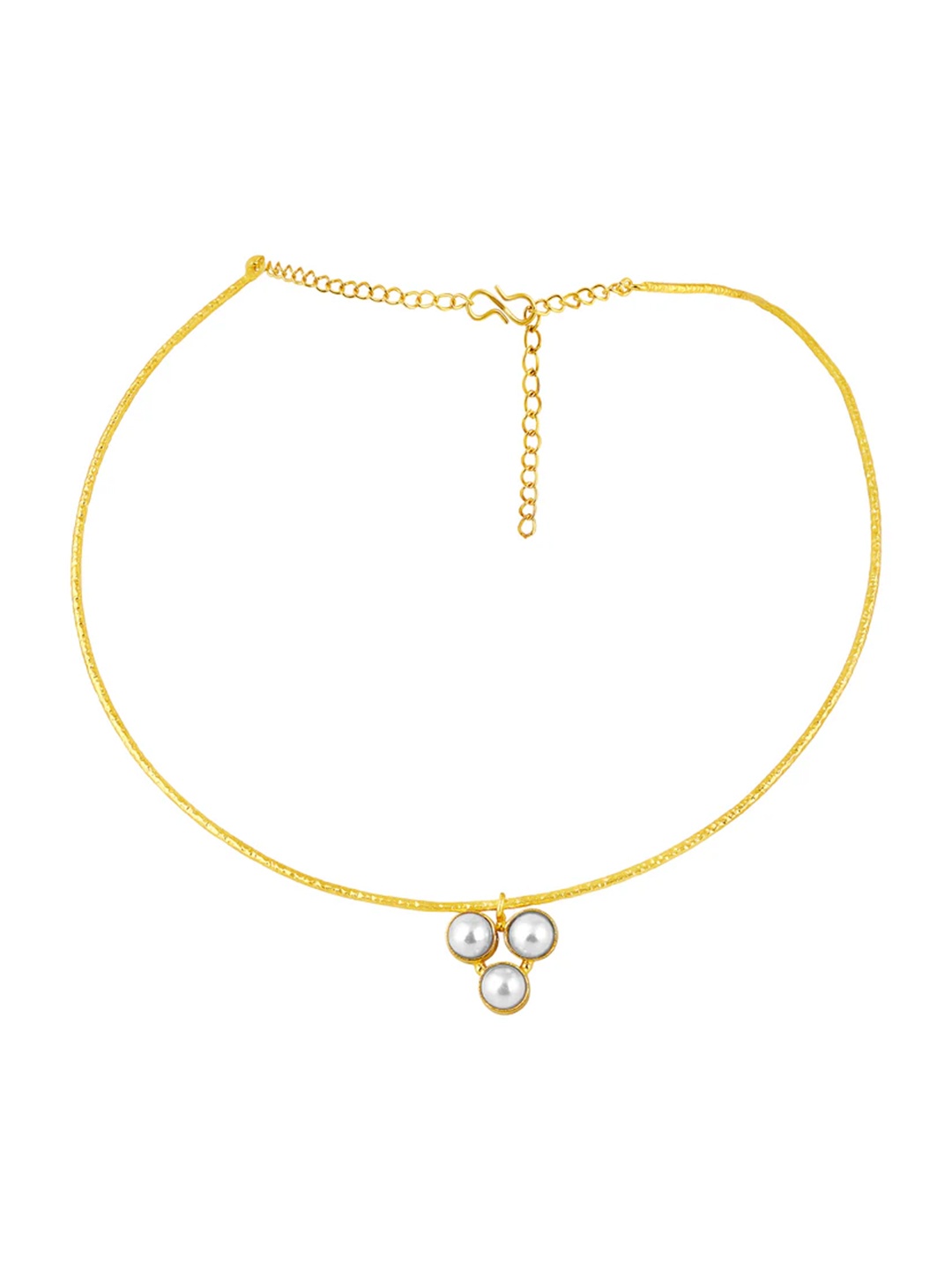 

BDIVA 18k Gold Plated Pearls Pendant With Chain