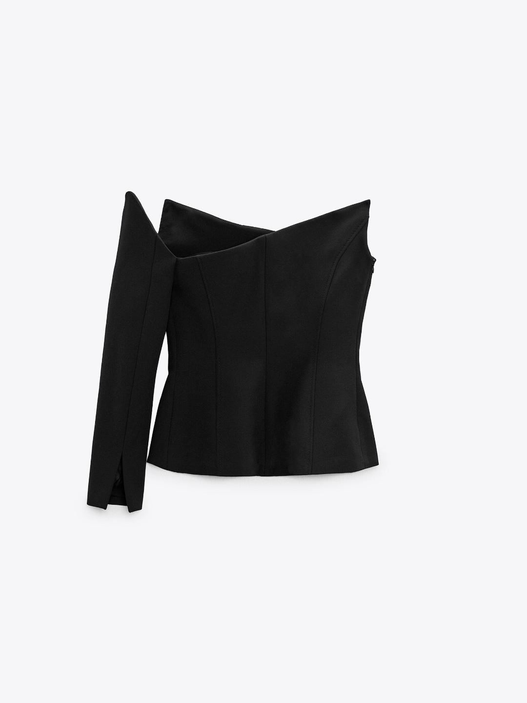 

ZARA Women Black Tops