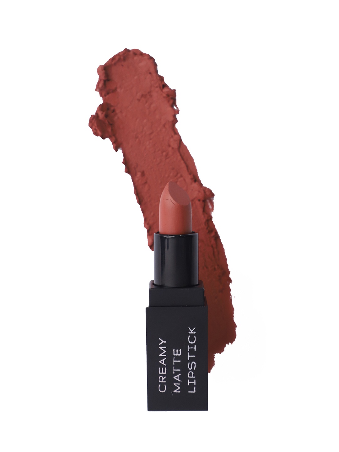 

TS COSMETICS Creamy Matte One Swipe Lipstick With Jojoba Oil - 4.5g - Coffee, Brown