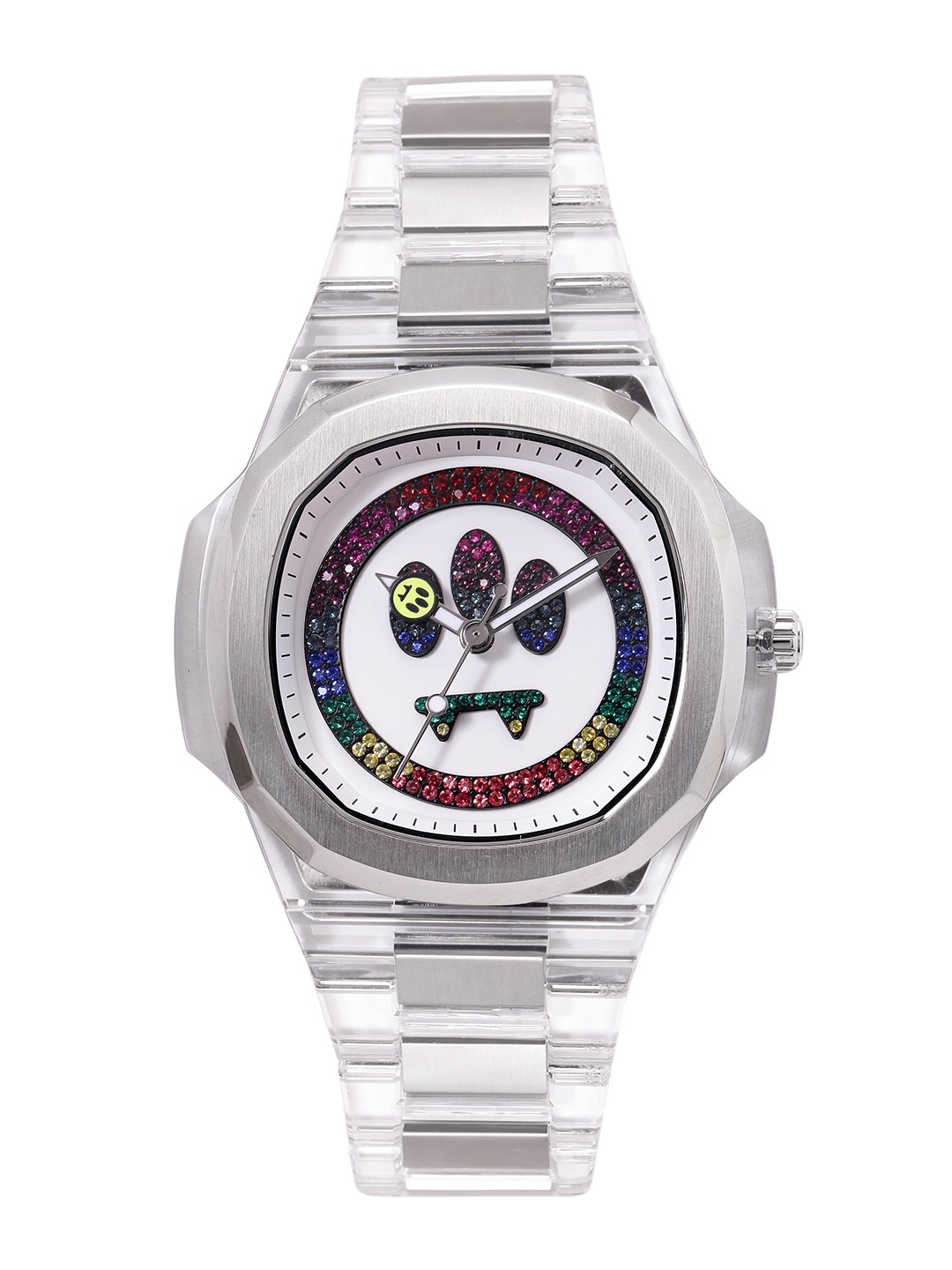 

Barrow Unisex Embellished Analogue Watch BWWUG0037202, White
