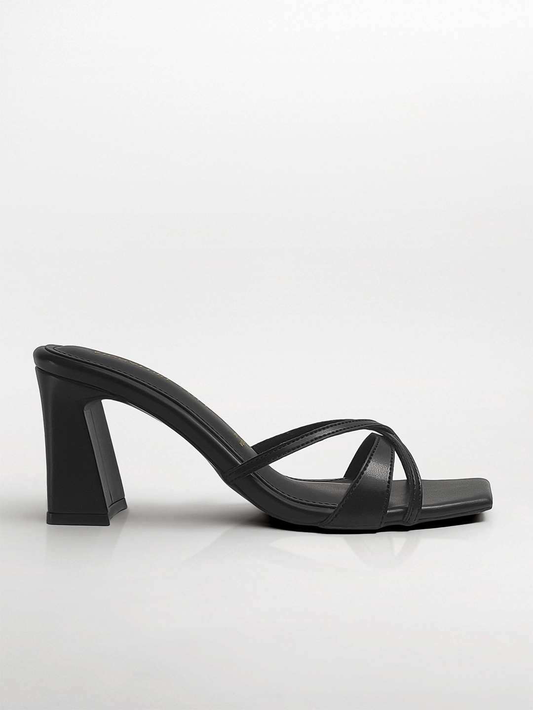 

Signature Sole Women Party Block Sandals, Black
