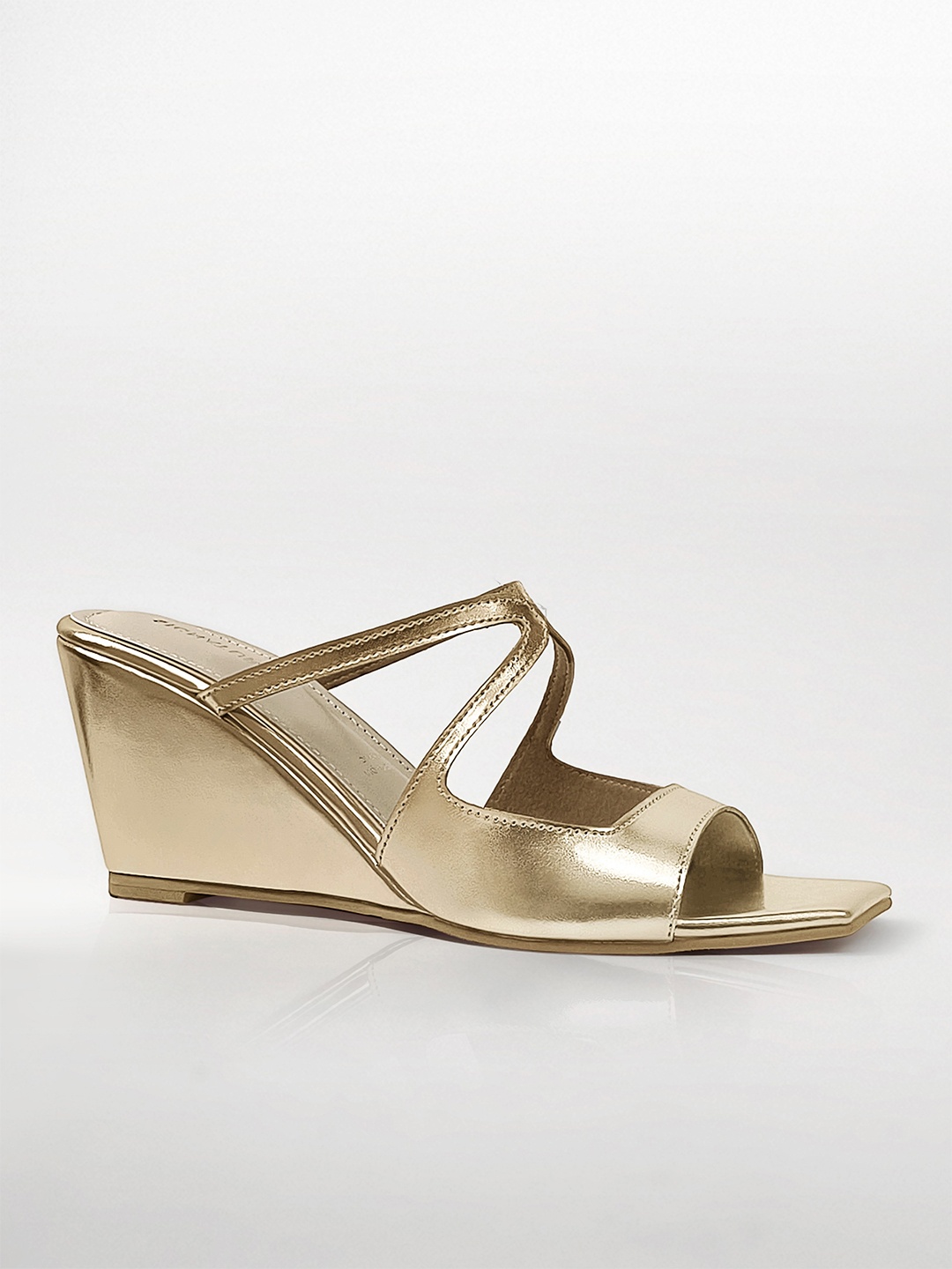 

Signature Sole Party Wedge Sandals Heels For Women, Gold