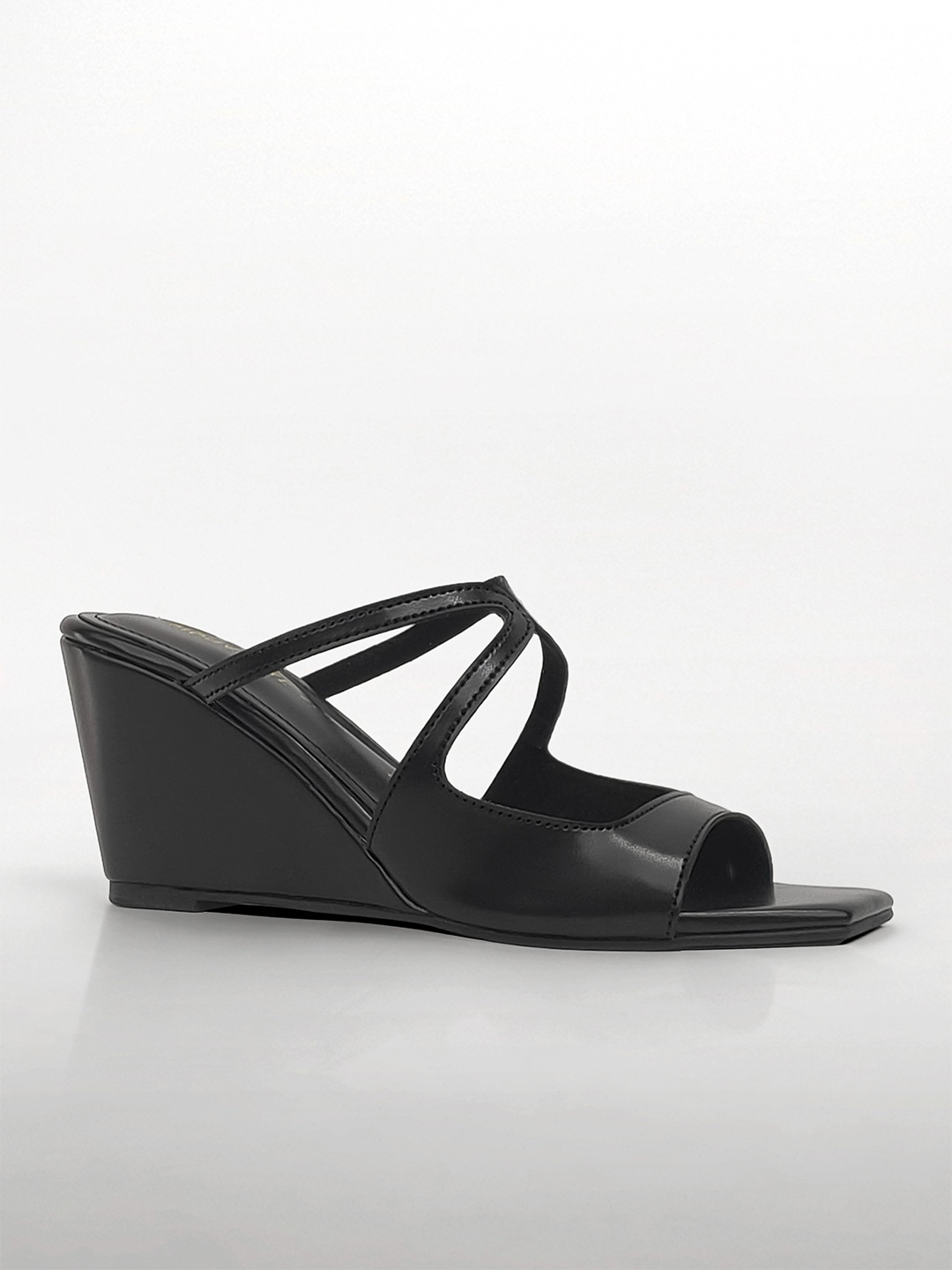 

Signature Sole Women Party Wedge Sandals, Black