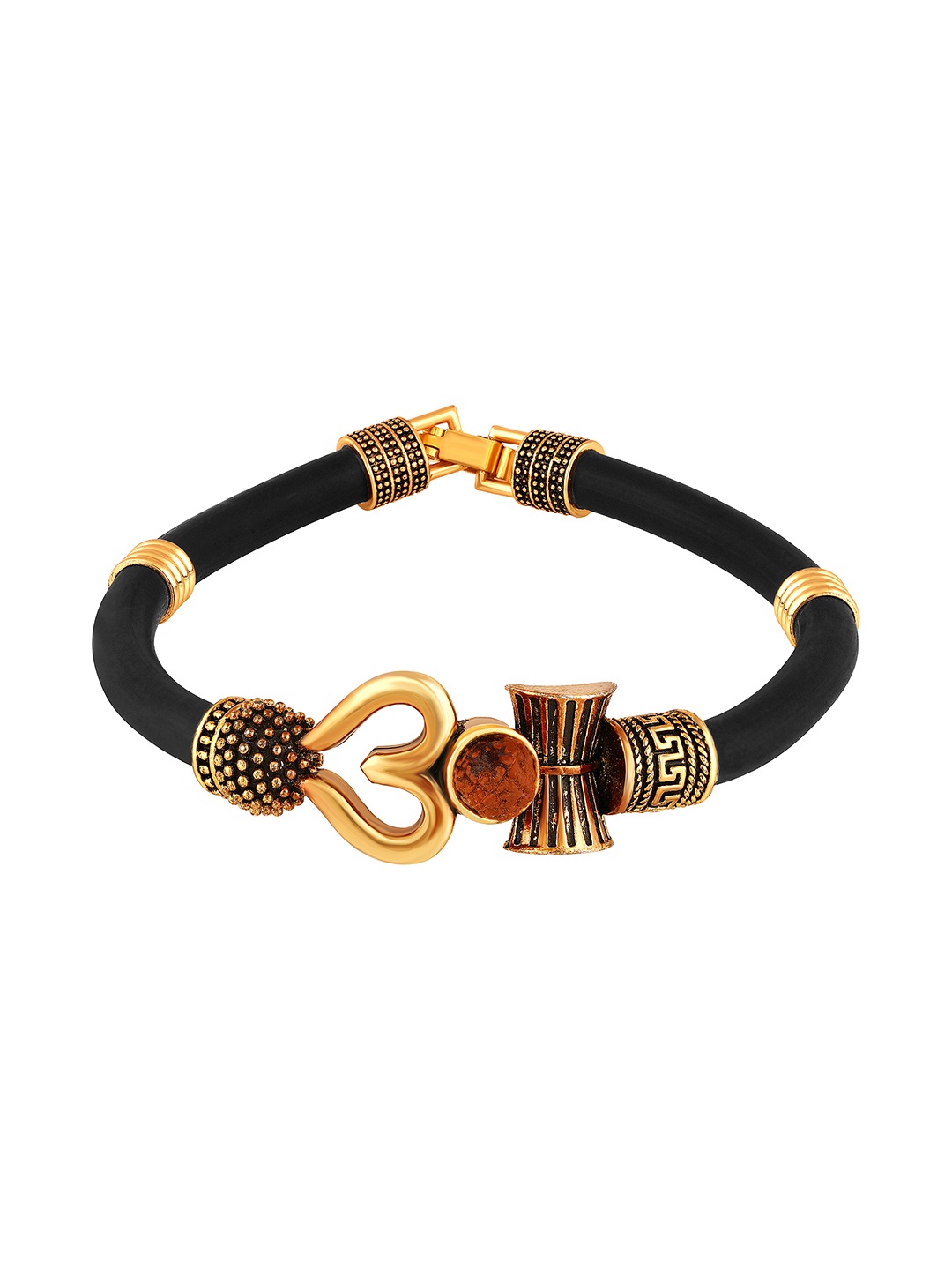 

BDIVA 18k Gold Plated Bold Trident Wraparound Bracelet