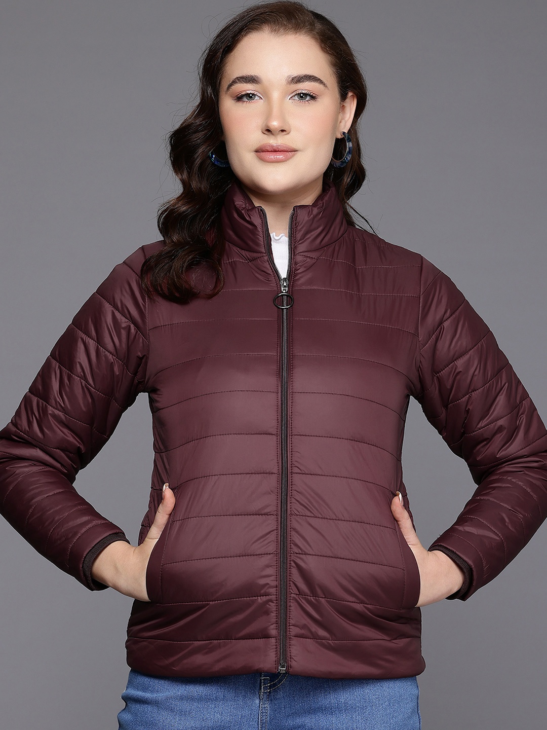 

Cayman Women Lightweight Quilted Puffer Jacket, Burgundy