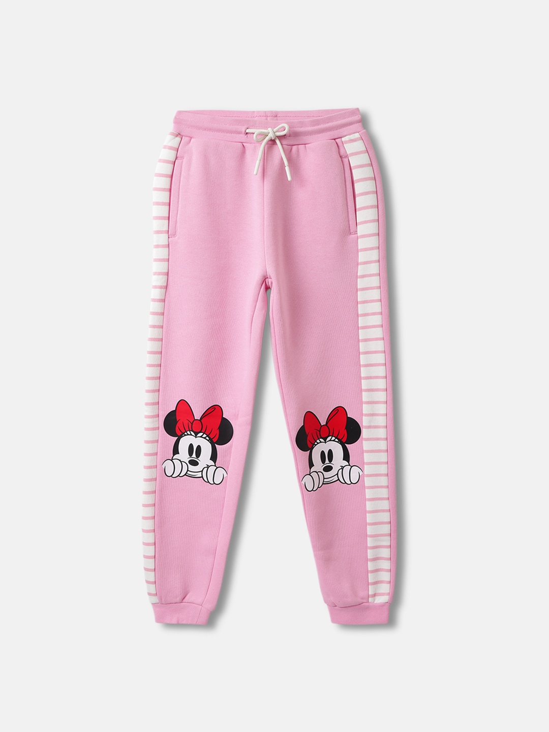 

Blue Giraffe Girls Printed Joggers, Pink