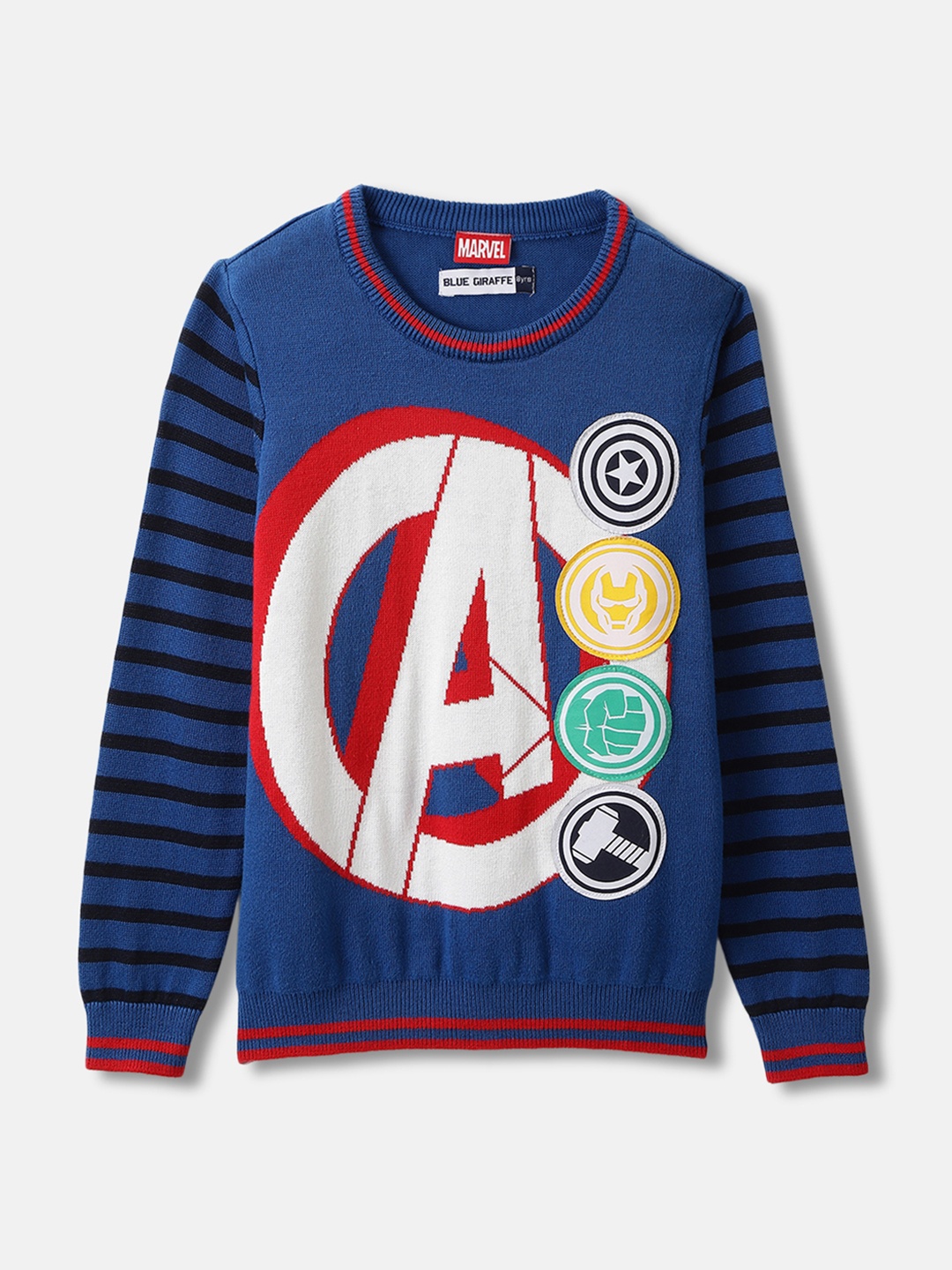 

Blue Giraffe Boys Printed Pullover