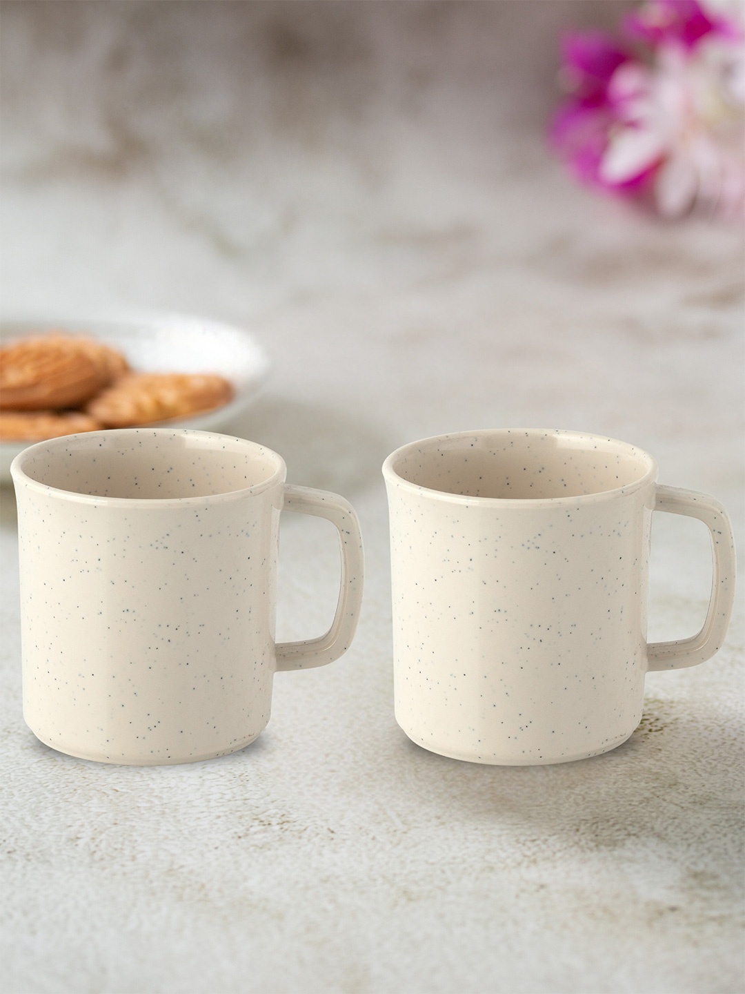 

LIVING ROOTS Peter Brown 2 Pieces Pure Melamine Glossy Mugs 250ml