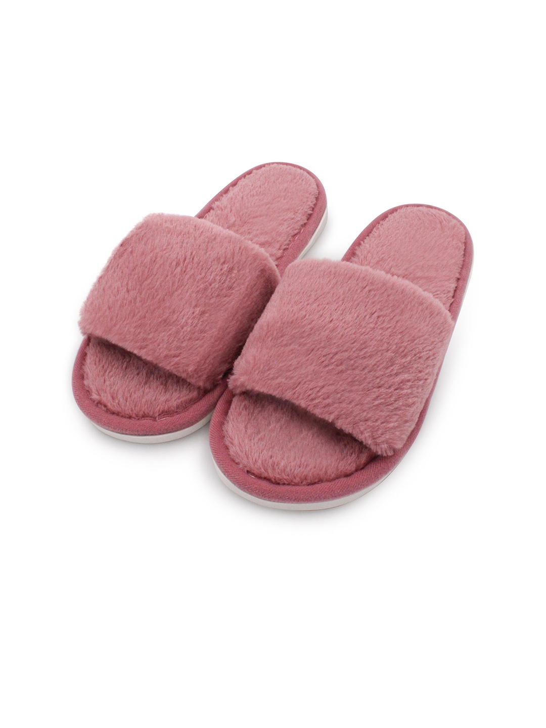 

JENNA Women Winter Room Slippers, Rose