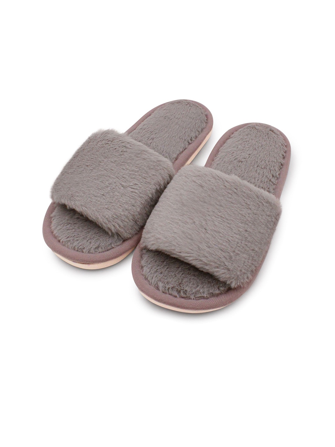 

JENNA Women Solid Room Slippers, Brown