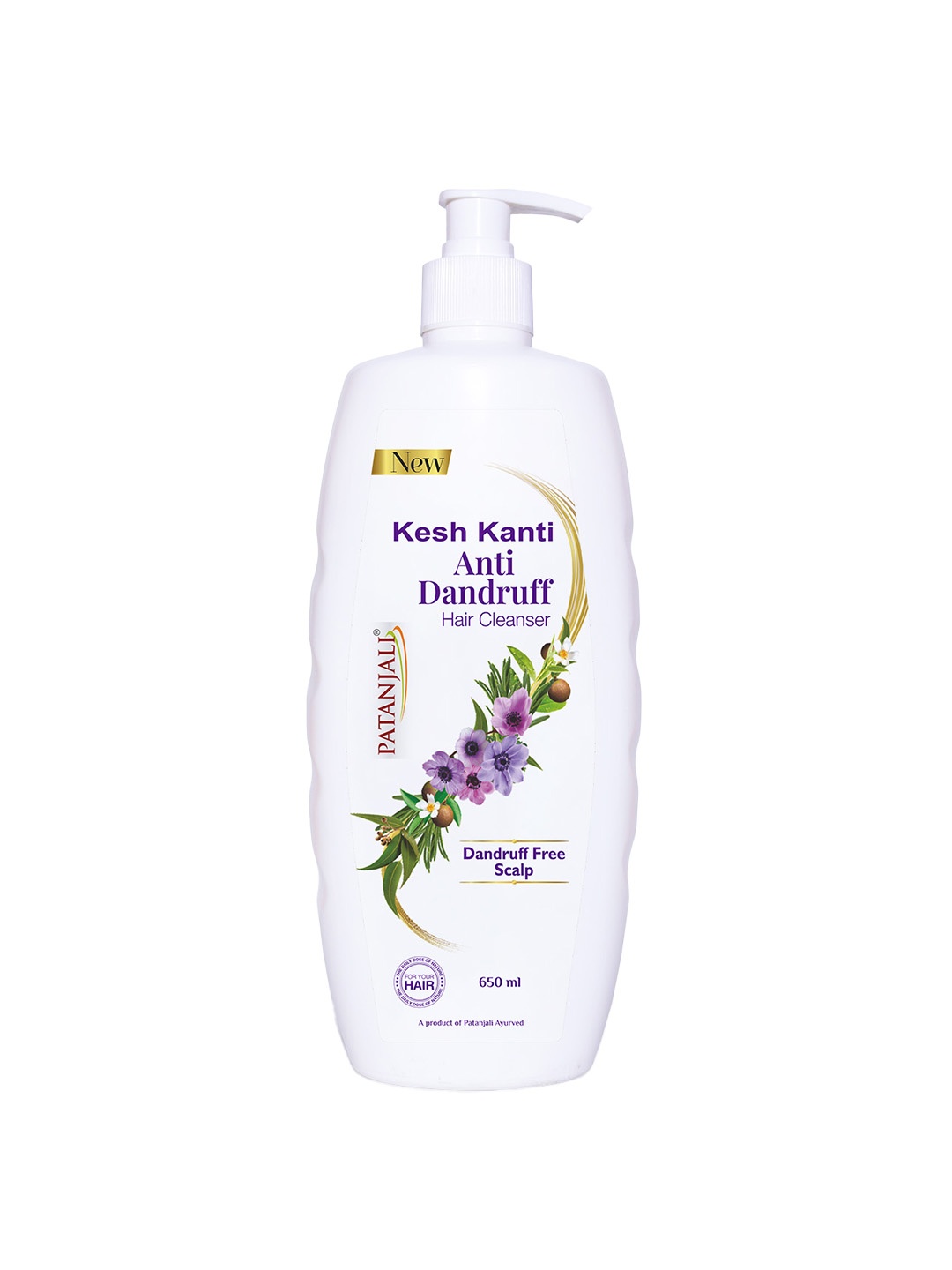 Patanjali Kesh Kanti Anti-Dandruff Hair Cleanser for Dandruff Free Scalp - 650 ml