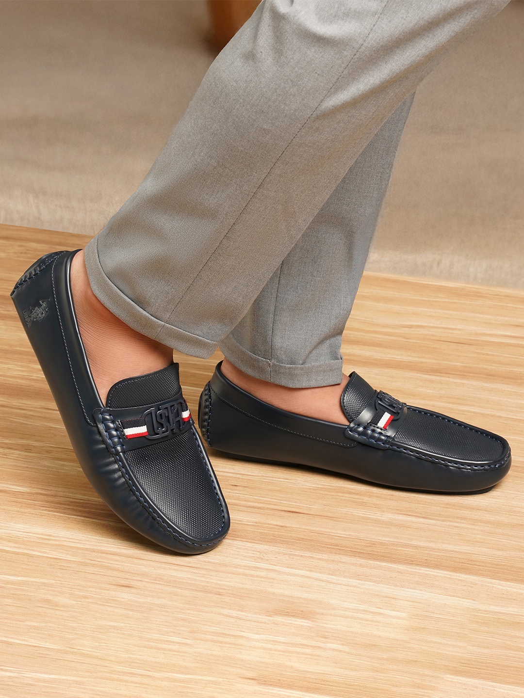 

U.S. Polo Assn. Men ANTON Loafers, Navy blue