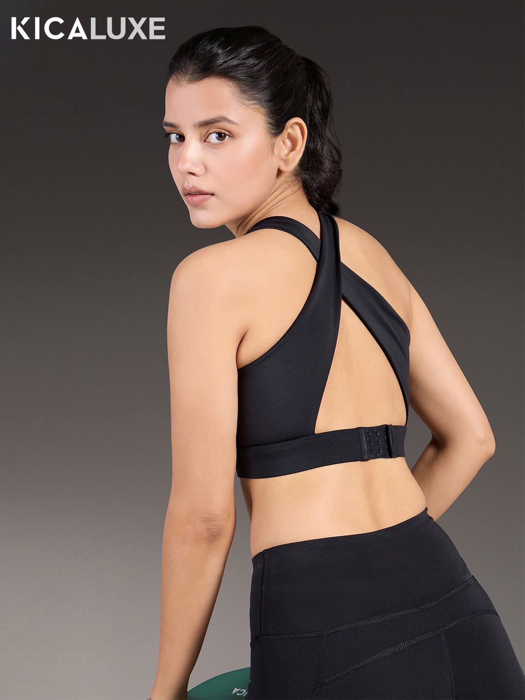 KICA Women Full Coverage Non-Wired Bra, Black