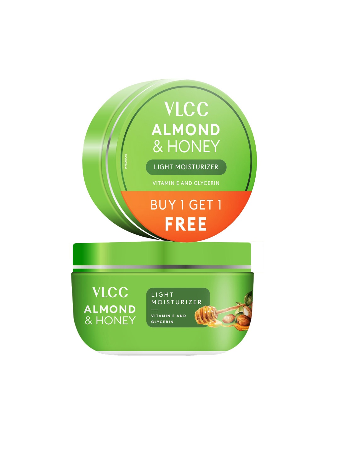 

VLCC Nourishing Almond & Honey Set Of 2 Light Moisturizer - 200 g Each, Green