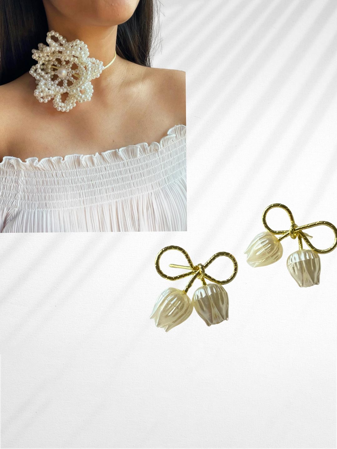 

ISHKAARA Gold-Plated Pearls Jewellery Set
