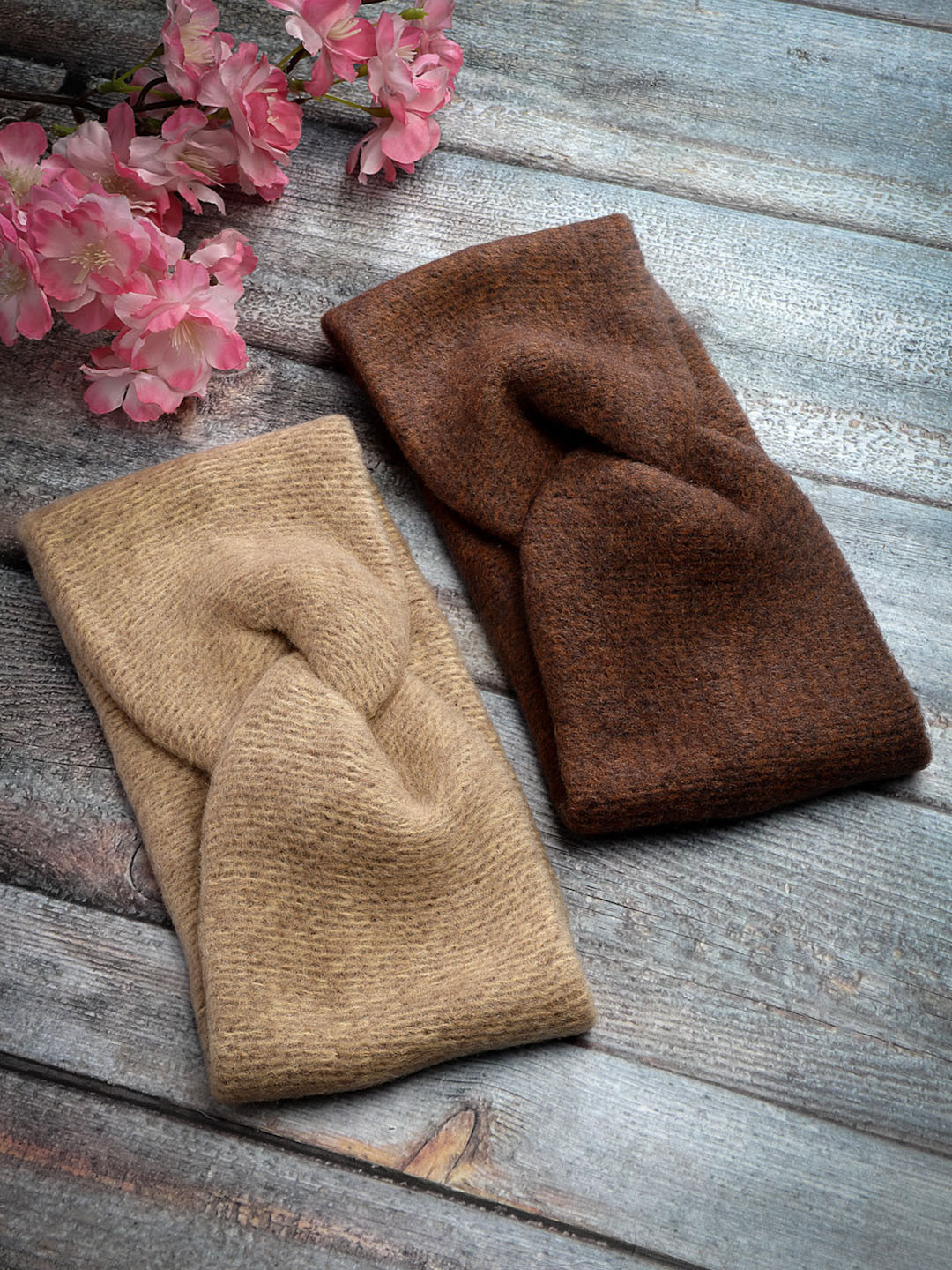 

VOGUE HAIR ACCESSORIES Pack Of 2 Chill Wrap Headband, Brown
