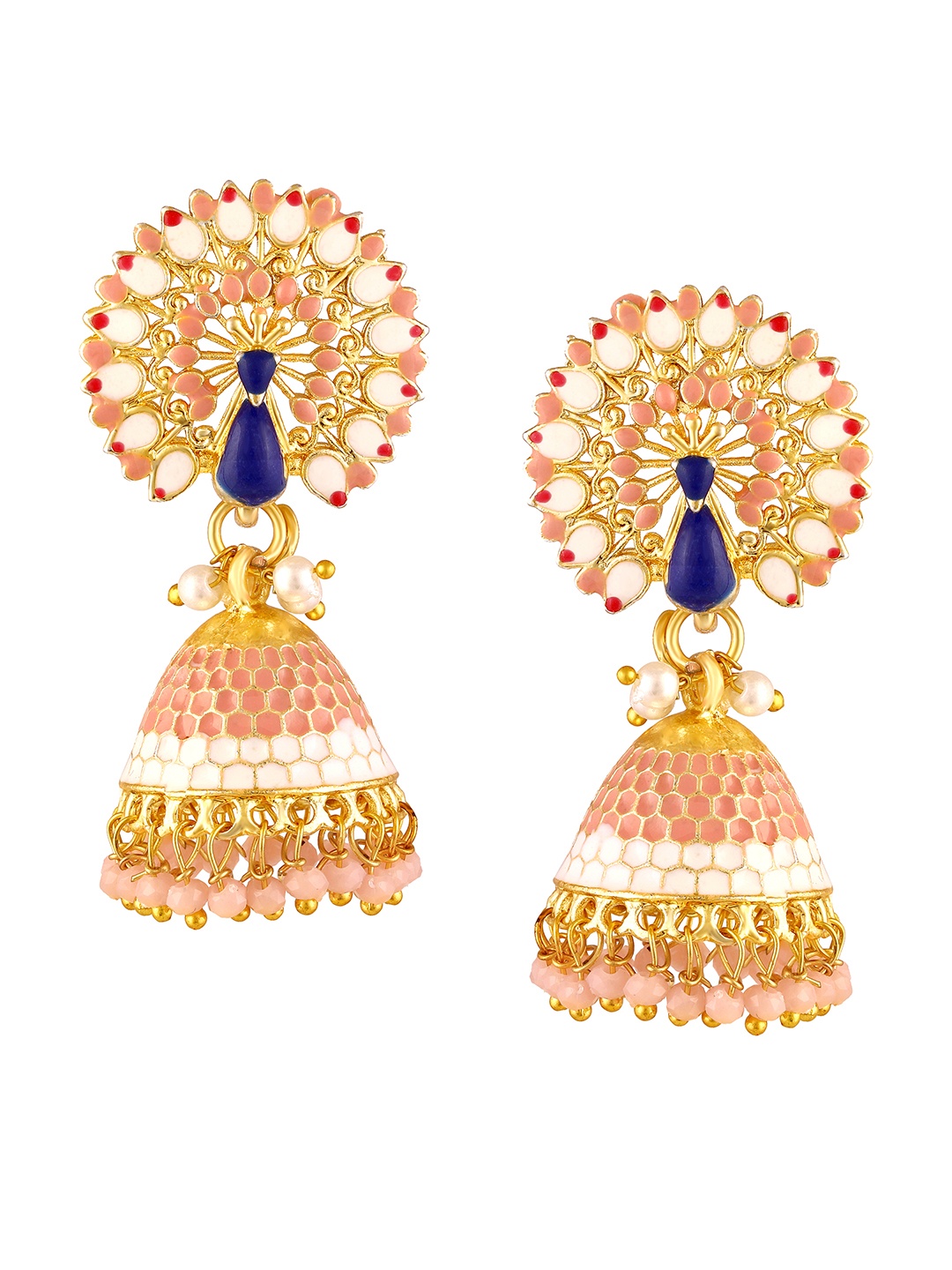 

BDIVA 18k Gold Plated Classic Jhumkas