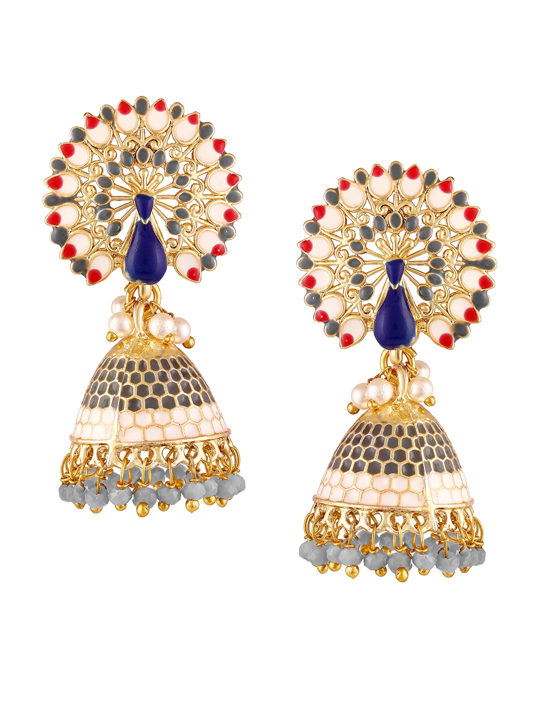 

BDIVA 18K Gold Plated Classic Jhumkas