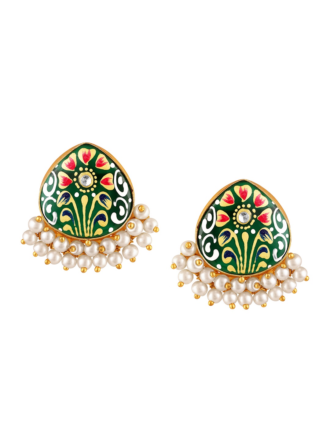 

BDIVA 18K Gold Plated Pearl Classic Studs