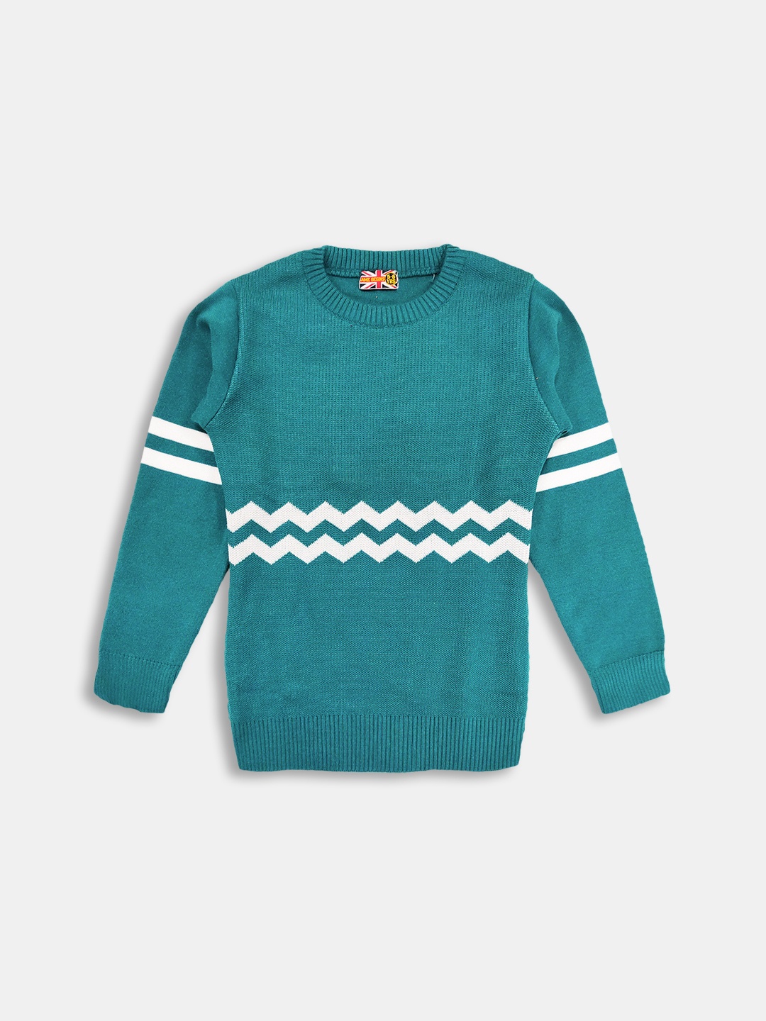 

Here&Now X Game Begins Girls Striped Pullover, Teal