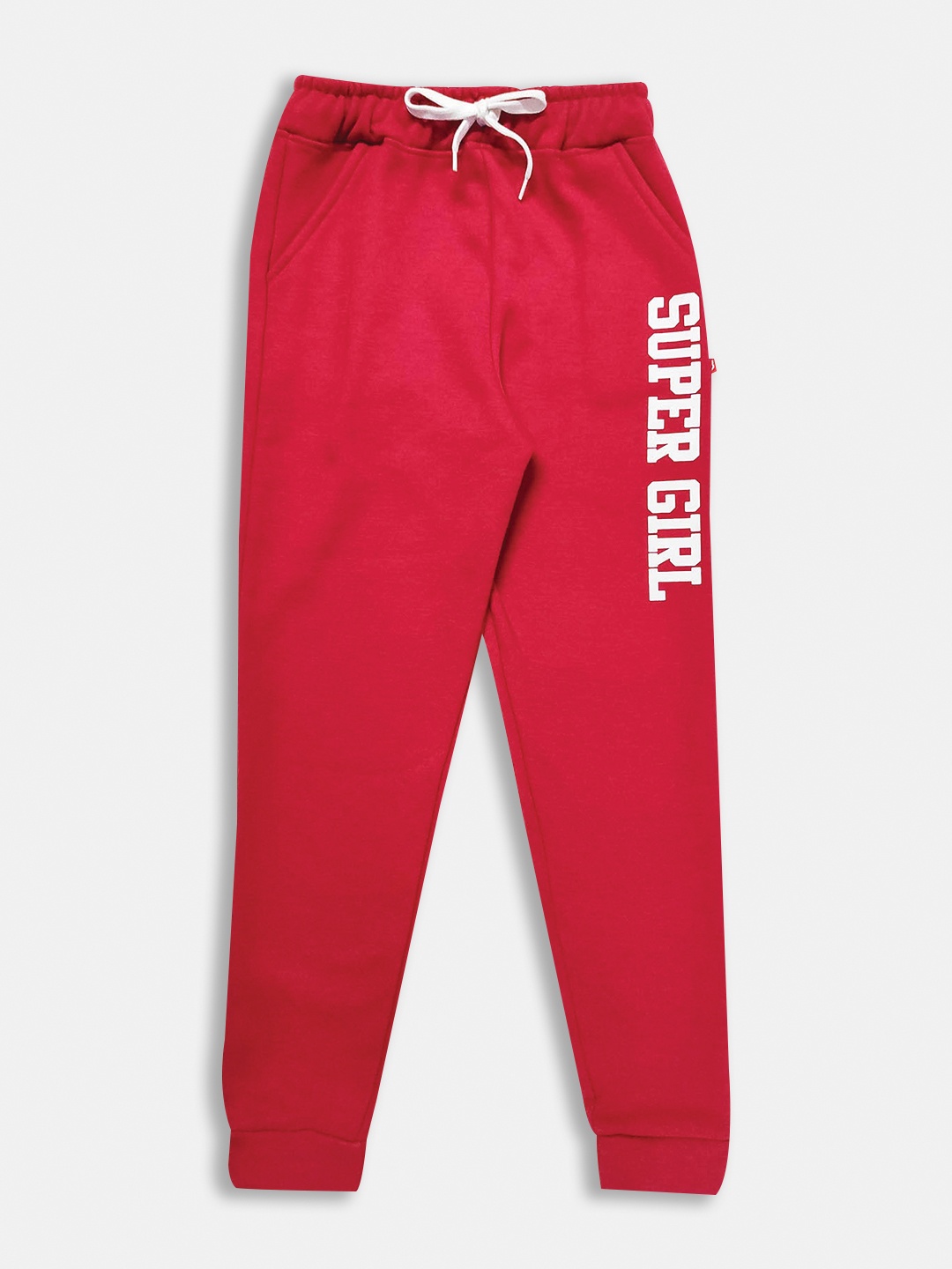 

Here&Now X Game Begins Girls Printed Joggers, Red