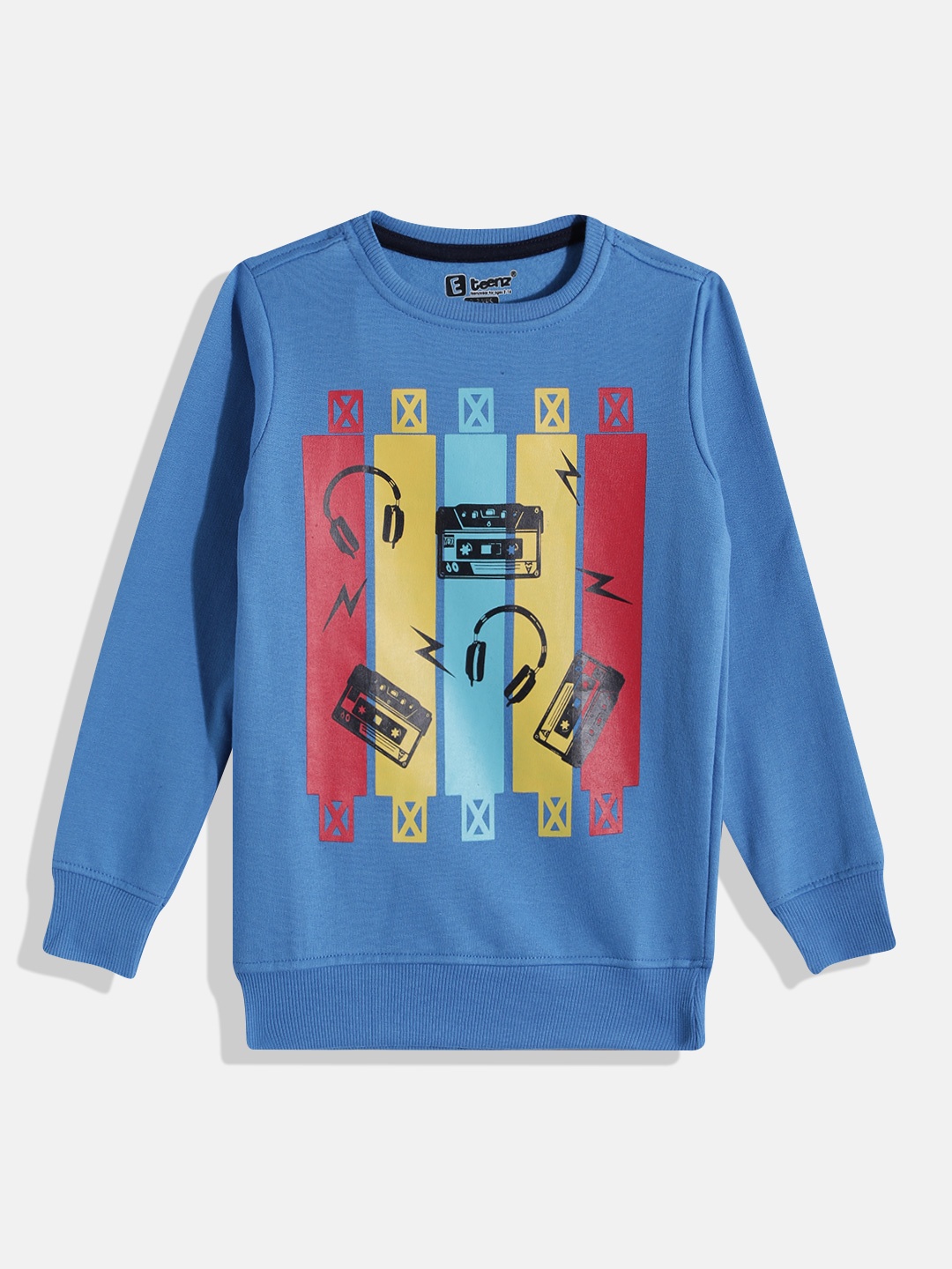 

Eteenz Boys Printed Sweatshirt, Blue