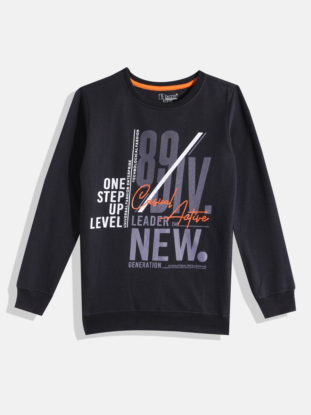 

Eteenz Boys Printed Sweatshirt, Black