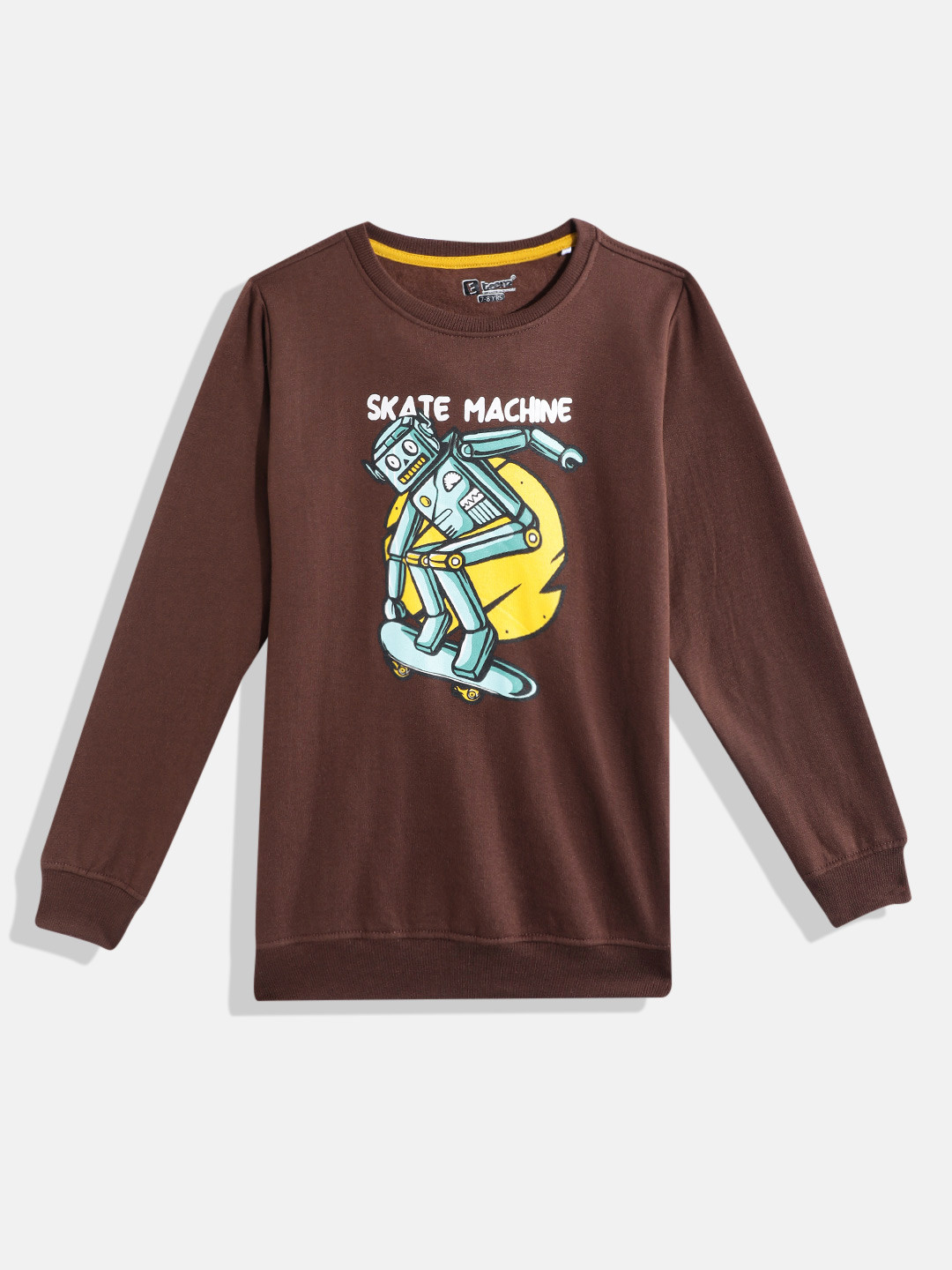 

Eteenz Boys Printed Sweatshirt, Brown