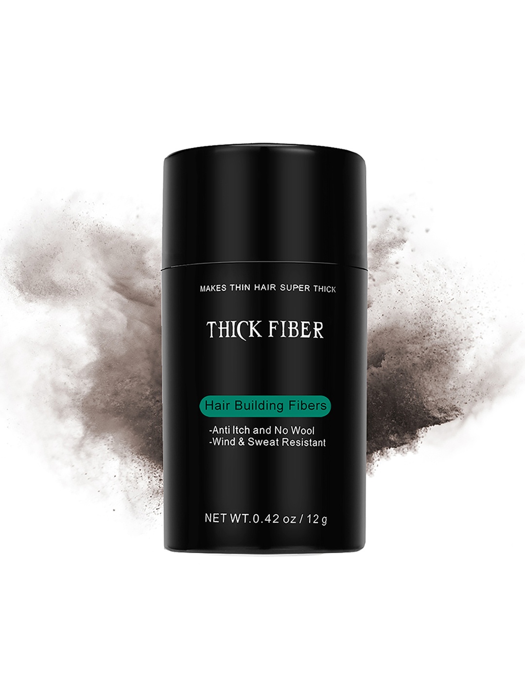 

Thick Fiber Hair Building Fibers - Dark Brown - 12 g