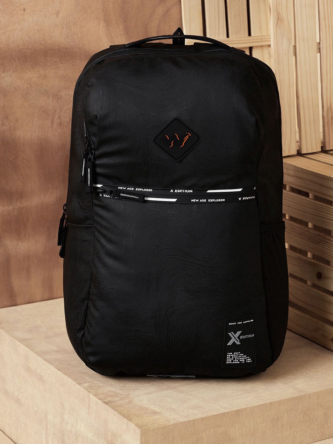 

Wildcraft Torres Plus 27 Brand logo Printed Waterproof Backpacks, Black