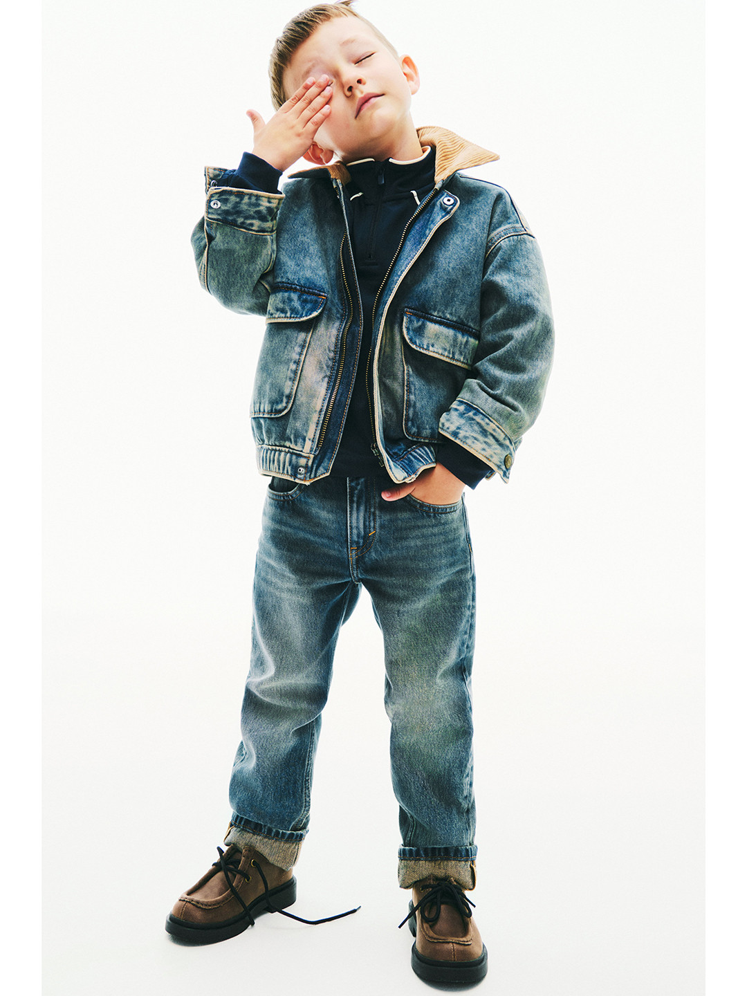

H&M Boys Collared Jackets, Blue