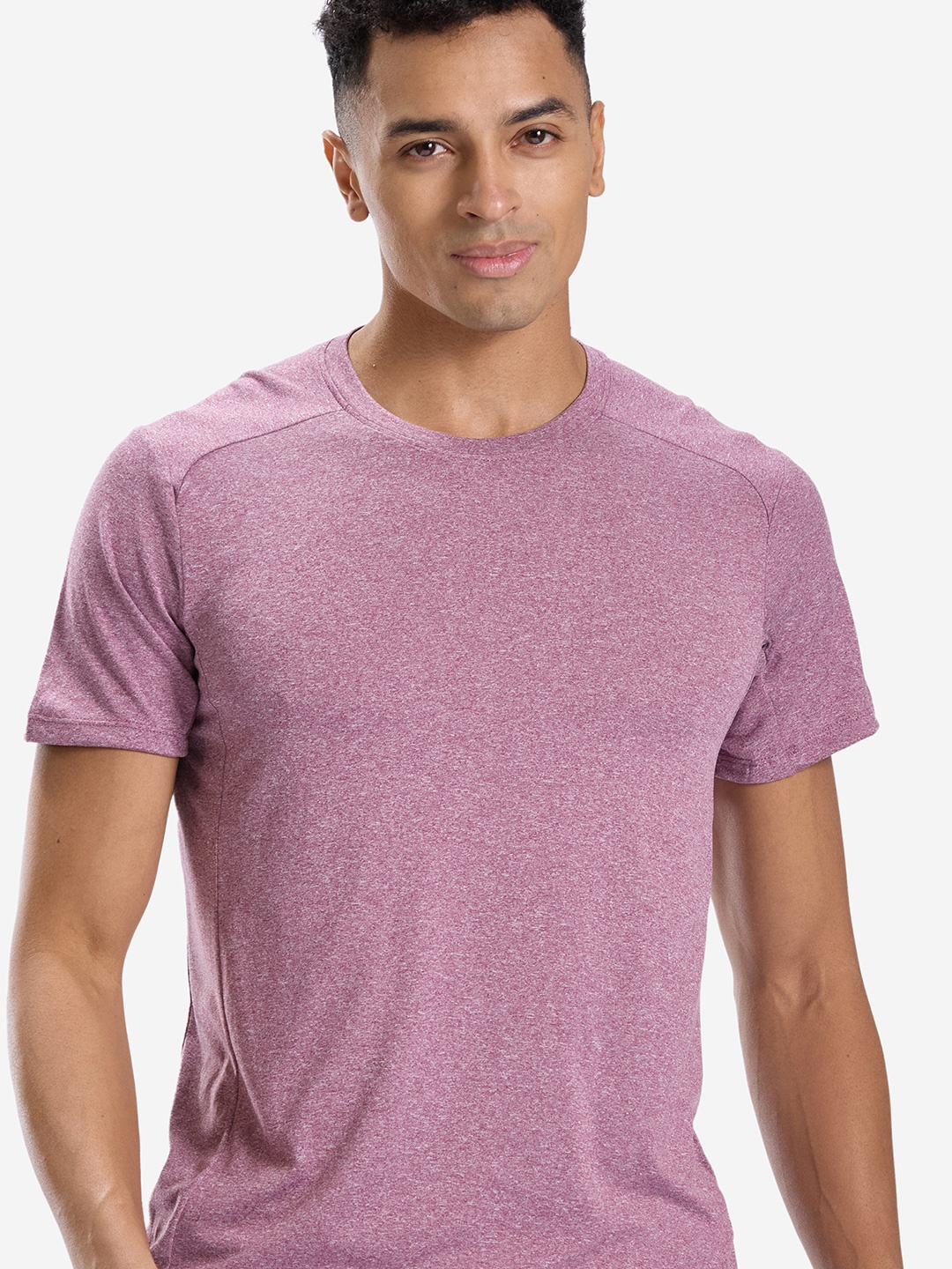 

Domyos By Decathlon Round Neck T-Shirt, Purple