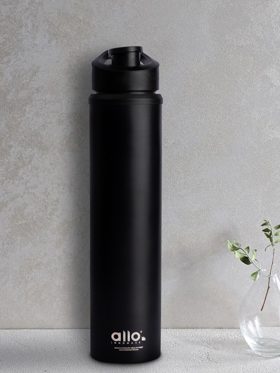 

Allo Black Single Stainless Steel Water Bottle 1050 ml