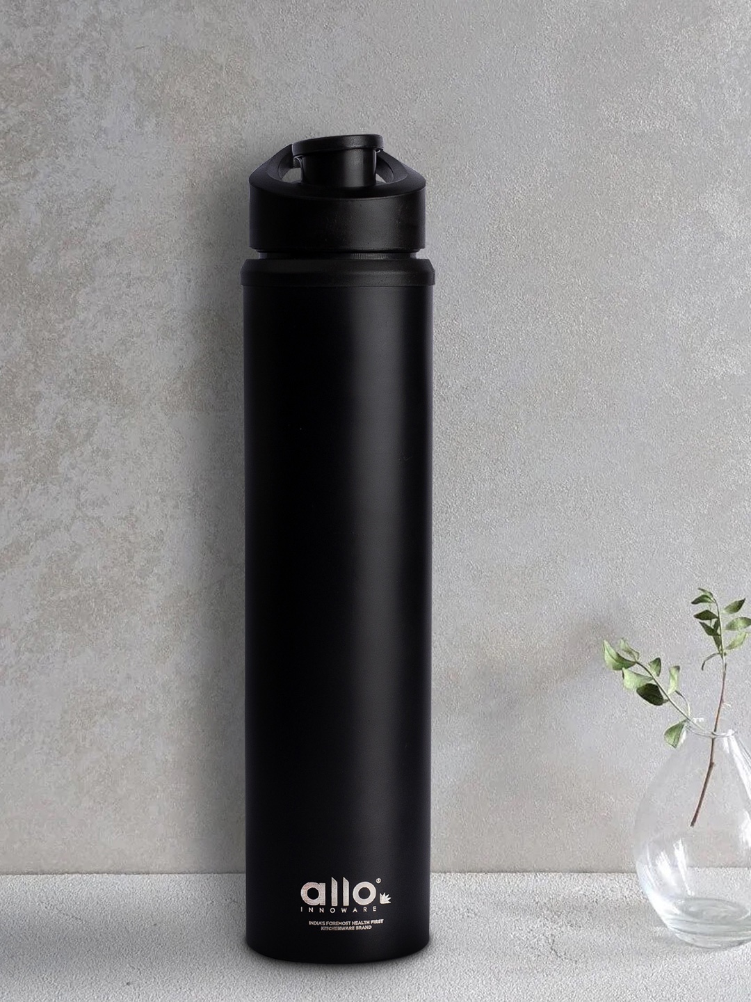 

Allo Black Single Stainless Steel Water Bottle 800 ml
