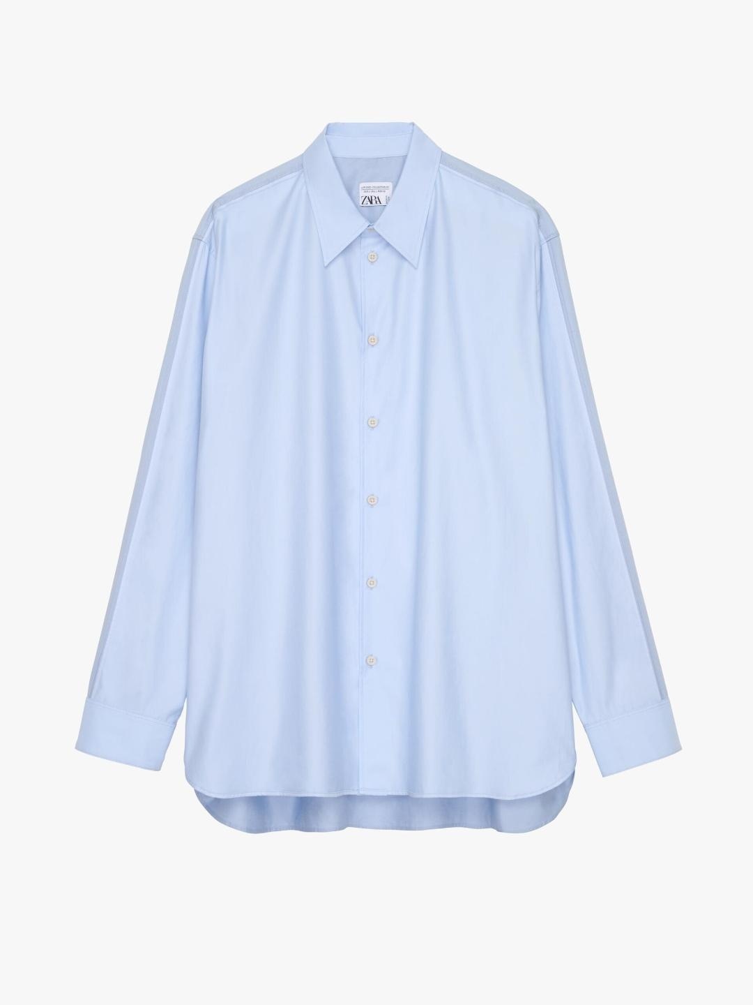 

ZARA Men Blue Shirts