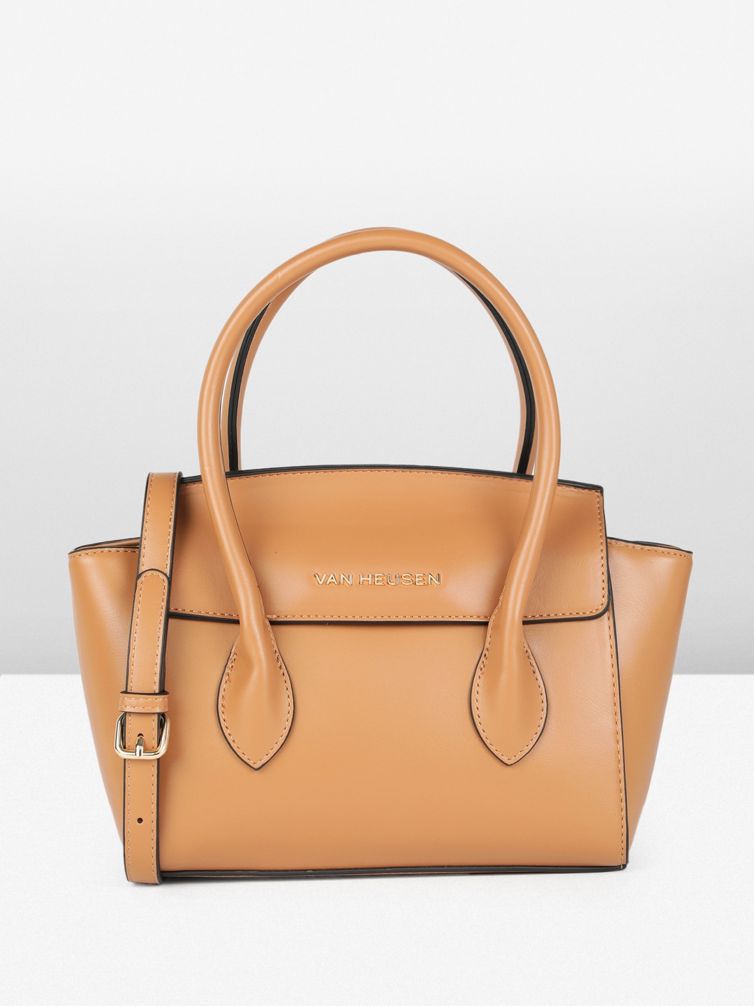 

Van Heusen Structured Handheld Bag, Tan