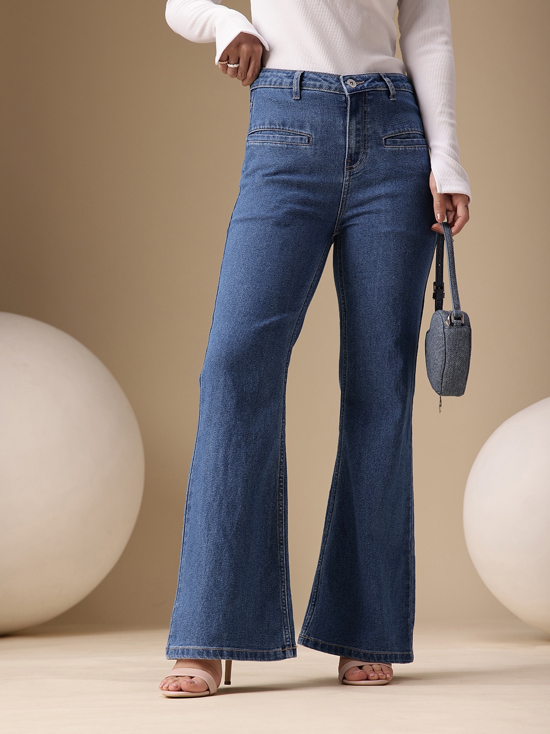 

Chemistry Women Bootcut High-Rise Stretchable Jeans, Blue